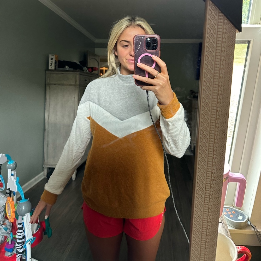 Mock neck sweater
